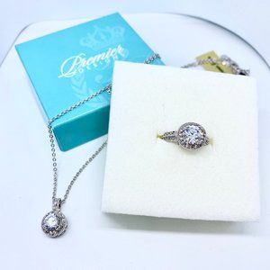 SOLD Premier Designs Laura ring and Laura necklace